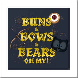 Buns, Bears, Bows, Oh My! Posters and Art